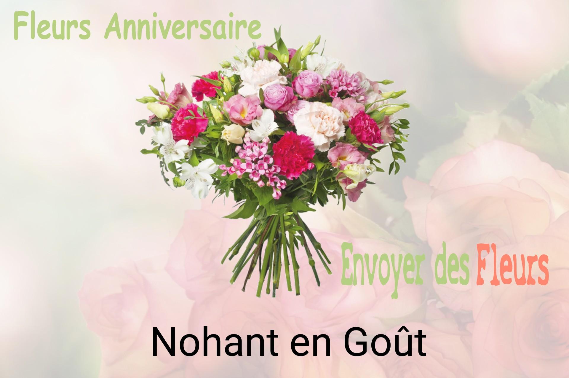 Bouquet de fleurs d’anniversaire livré à Nohant-en-Goût