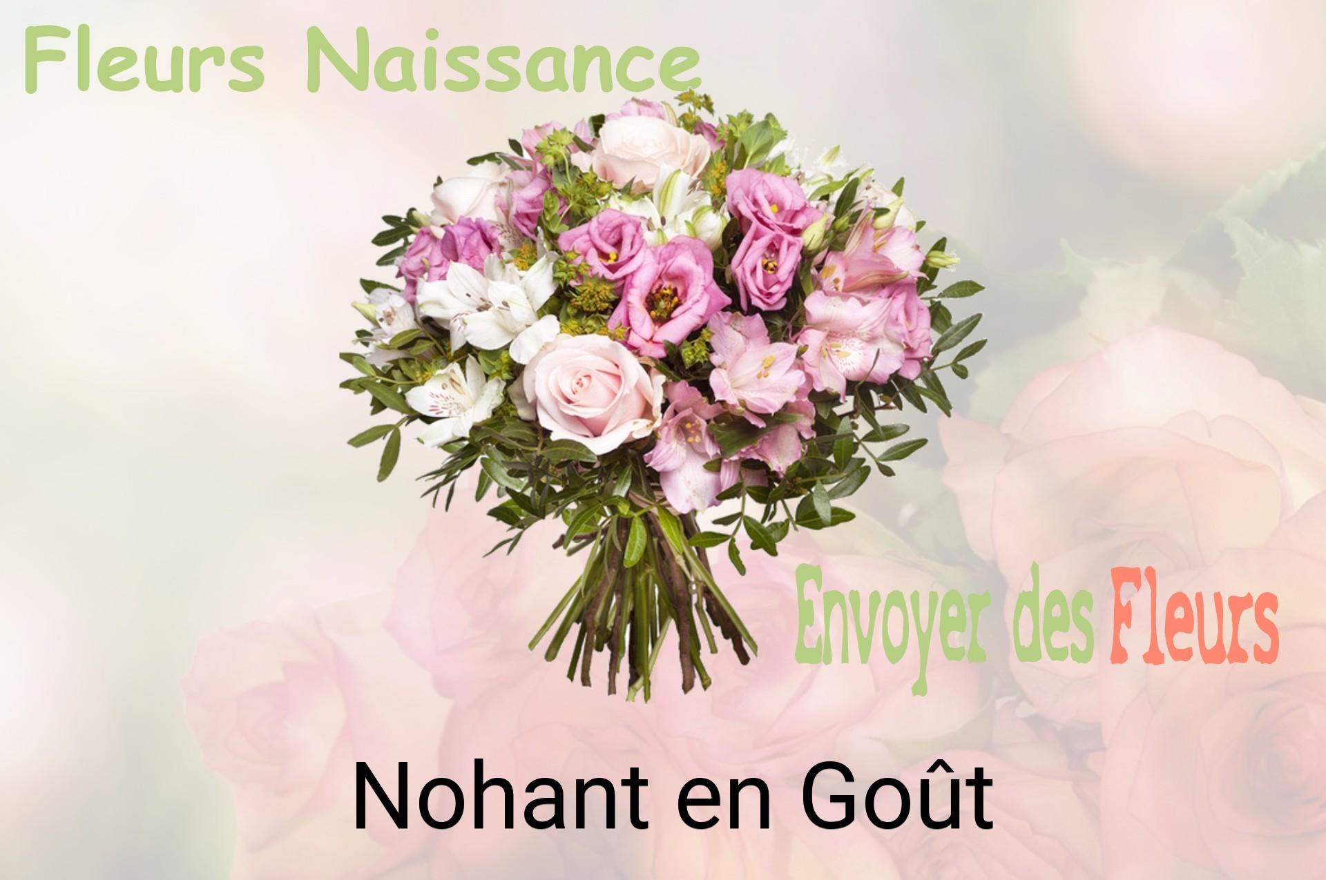 Bouquet de fleurs de naissance livré à Nohant-en-Goût